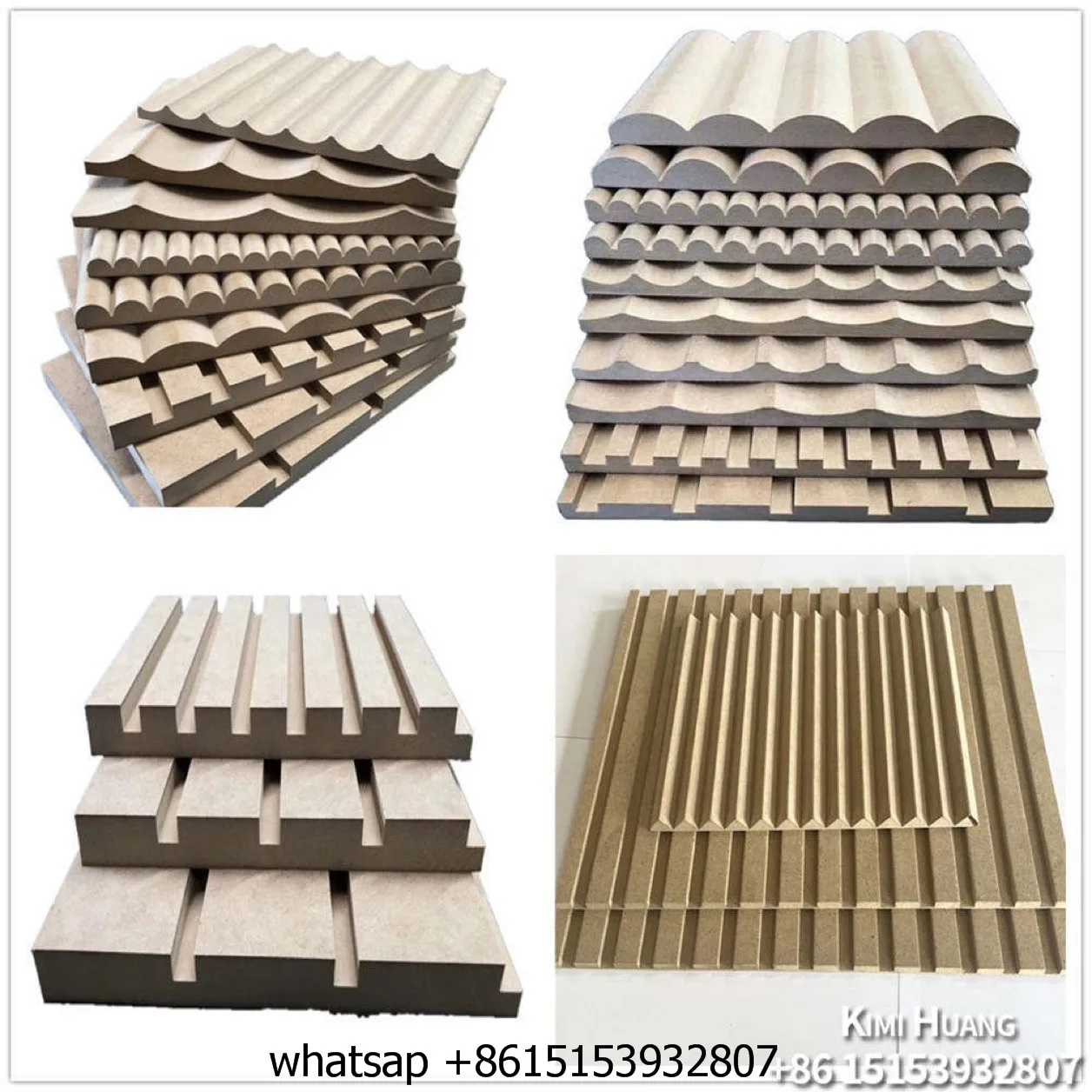 MDF Wall Panels for Home Decor - Beadboard Design with Sound Absorption ...