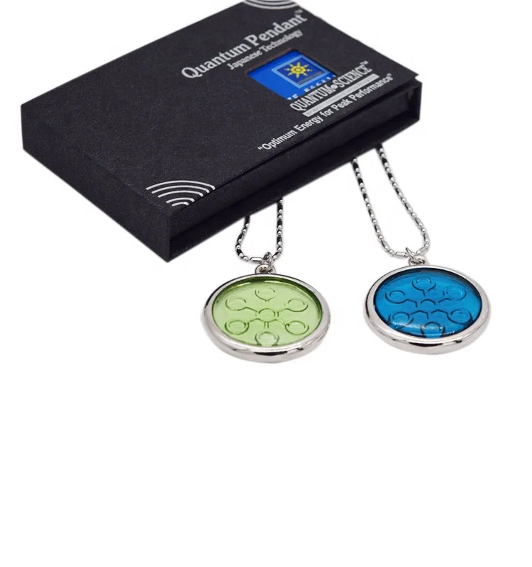 Custom Bio Chi Disc Quantum Jewelry Necklace Emf Blocker Anti Radiation Scalar Energy Pendants Negative Ion 5000 Nano Pendant
