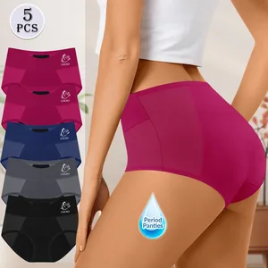 Breathable Period Underwear Knickers Waterproof Women's Panties Plus Size Period Panties for Women Menstrual