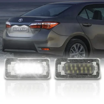 IJDMTOY LED License Plate Lights For Tesla Model 3 & Model Y - 18-SMD