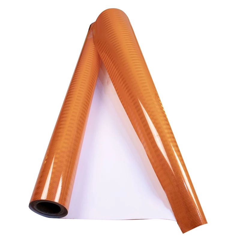 3HAO PET EGP UV-Printable Microprismatic Reflective Vinyl Sheeting Roll Safety Reflective Material for Traffic Sticker Signs