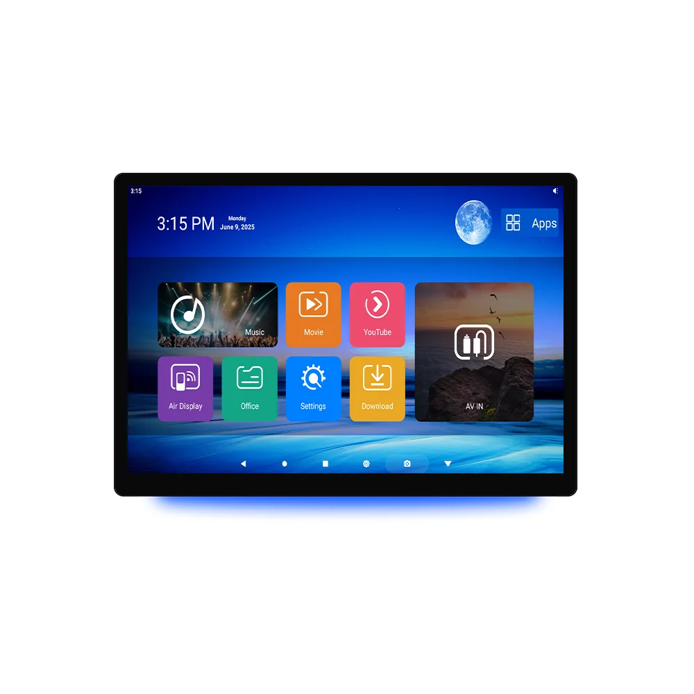 KANOR 13.5 Inch Car Tablet 8 Core HD 1920*1080 IPS Screen USB Android BT Wifi Rear Seat Touch Support Headrest Monitor