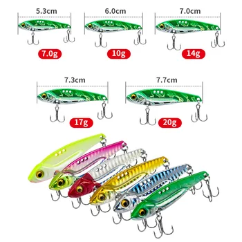 Lure Bait Metal Teaser VIB Long Casting Dragon Tooth Laser Vibrating Electroplated Live Bait Hooks Stock Realistic Fish – Metal Jig – view 5