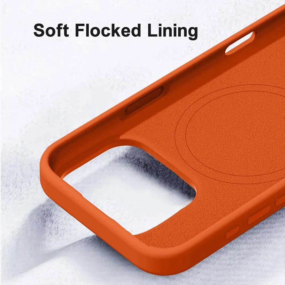 product laudtec liquid silicone phone case for iphone 18 pro max fold pure color tpu shockproof magnetic charging customizable logo oem-4