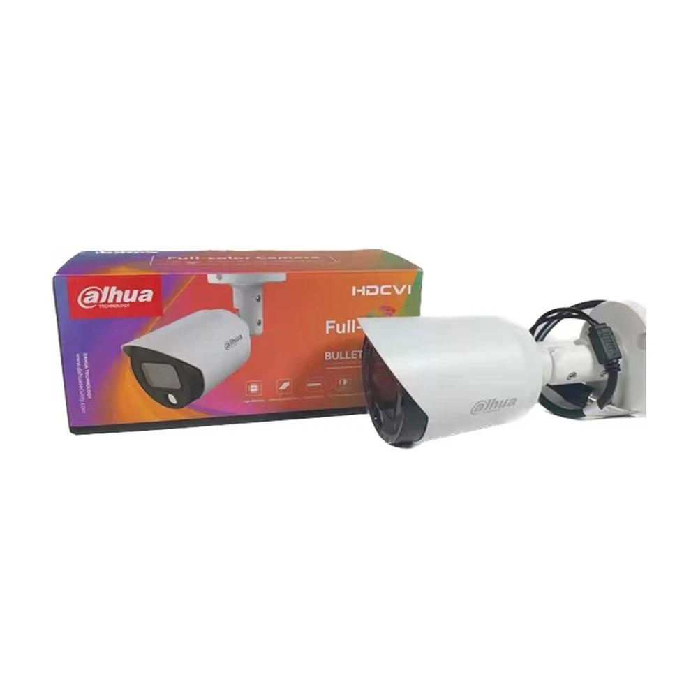 Built-in Mic Color Night Vision HAC-HFW2249T-A-LED 2MP Full-color