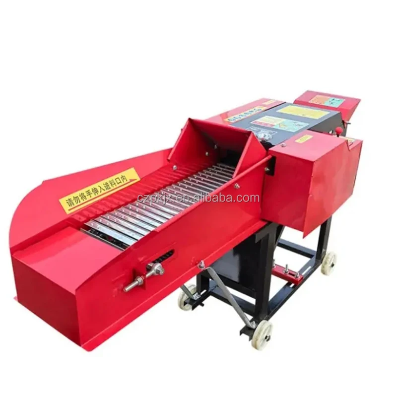 Cattle and Sheep Guillotine hay Kneading Machine Silage Making Machine Grass Chaff Cutter Machine