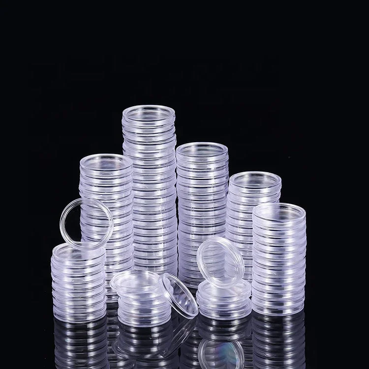 Arkham Horror Card Game Token Storage Cases Clear Round Coin Capsules 25mm Internal Diam Arkham Horror Card Game Token Storage Cases Clear Round Coin Capsules 25mm Internal Diam