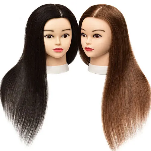 Hairdressing practice model mannequin head haircutting tutorial head