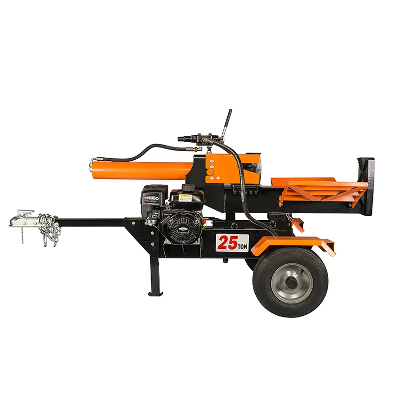 2024 New DZR Automatic Wedge Splitting Machine Direct Sales Manufacturers Wood Crusher Log Separator Splitter 220V Engine Motor