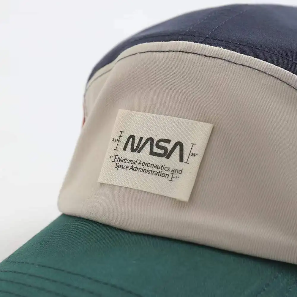 2022 Fashion Color Matching 5 Panel Men Caps Hats Fitted Cotton Hat Custom Sports Gorras for Woman Men
