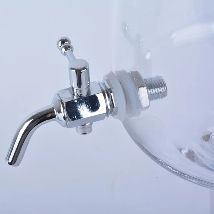 Classic Design Glass Absinthe Decanter with Two Faucets