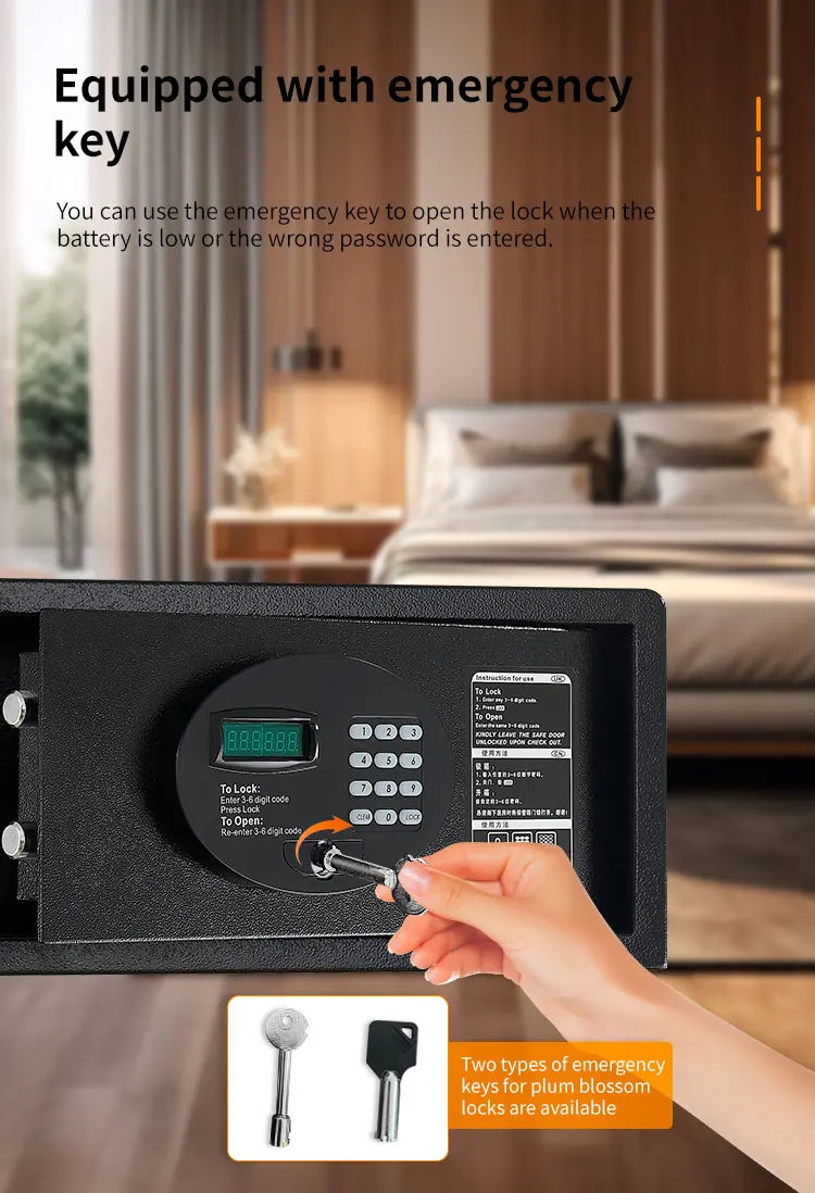 CEQSAFE High-end Electronic Digital Home Room Safe Box Hotel Safe Box factory