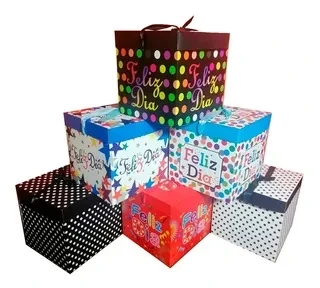Birthday Surprise Cake Explosion Box Exploding Box Kit Caja Sorpresa Birthday Surprise Box Surprise Pop up Boxesx