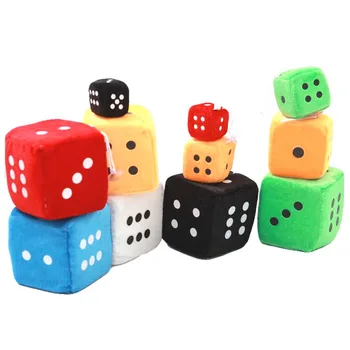 Car Hanging Toy Custom Fuzzy Sponge Foam Dice Wholesale Colorful ...