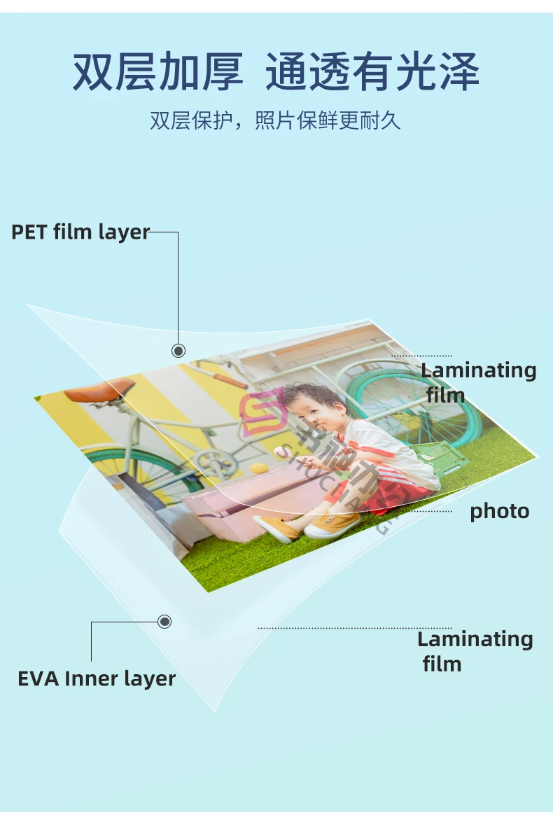 Environmentally Friendly Laminating Film Size A6 Matte Lamination Film ...