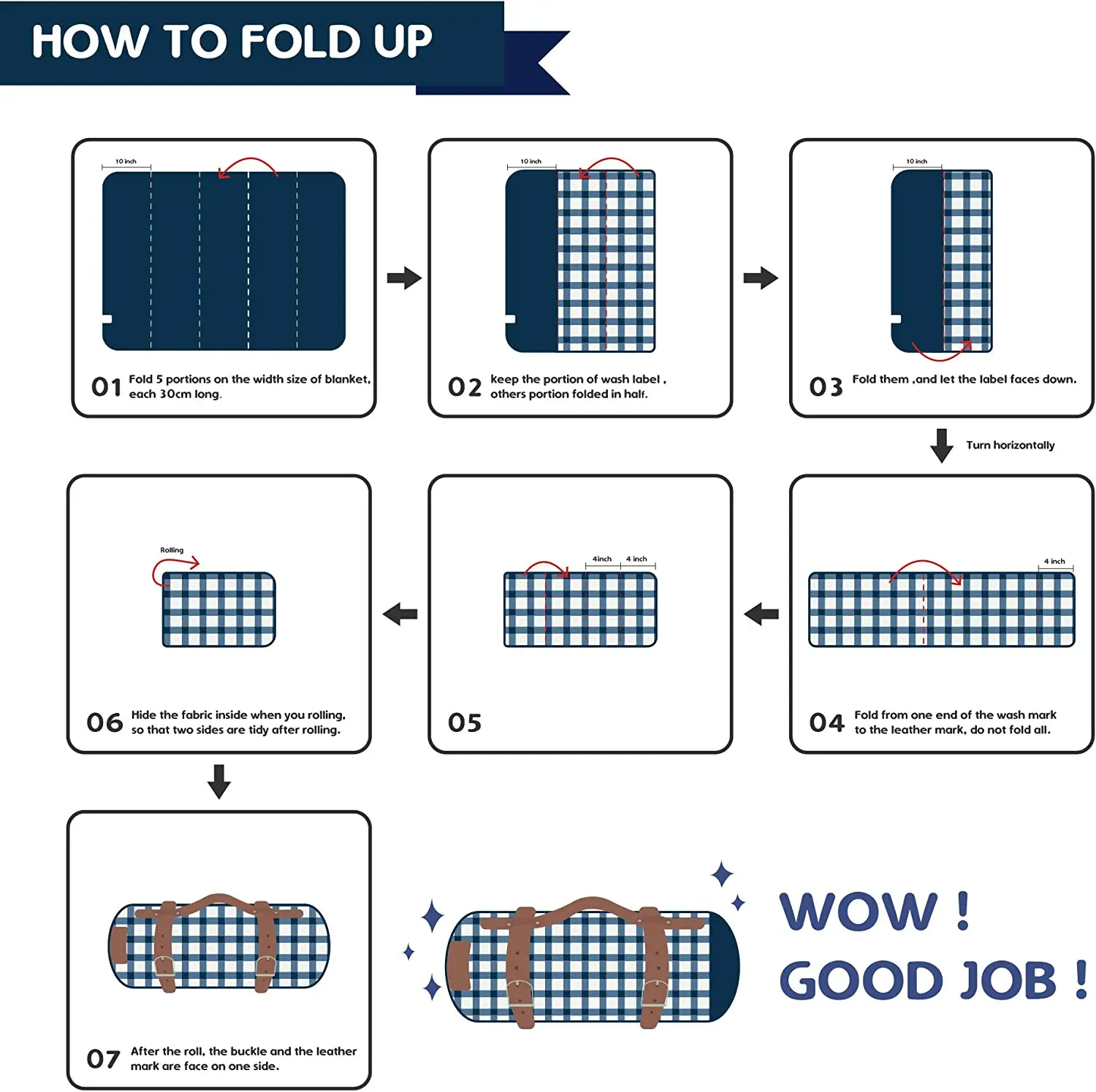 Wholesale Picnic Blanket Custom Outdoor Camping Rug Beach Mat Portable Foldable Cotton Canvas