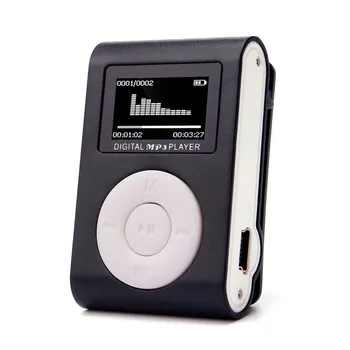 Portable MP3 Player Mini Music Media Clip Player with LCD Screen USB MP3 Player