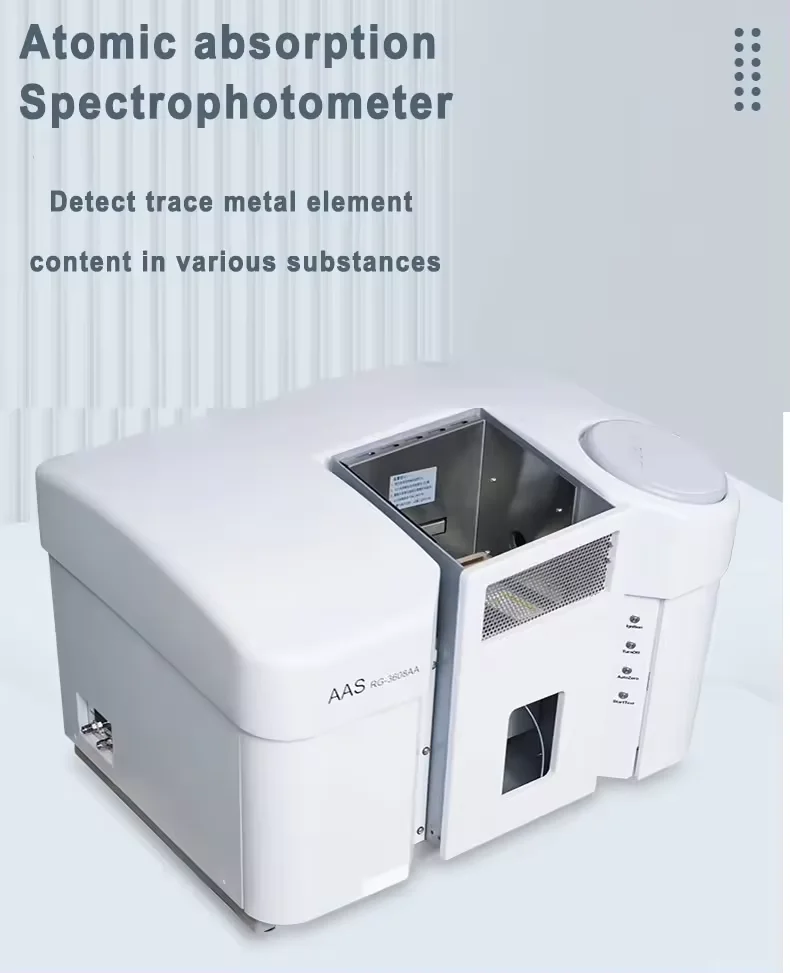 IKEME Lab Testing Double Beam Atomic Absorption Spectrophotometer Price Lab Aas Trace Metal Test Spectrometer for Metal Analysis