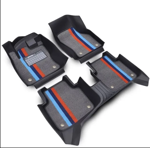 Double-layer Hot-pressed 9D 5D 7D Customized Luxury Waterproof Full Set of Car Carpet for Sedan SUV TPE Car Floor Liner Foot Mat