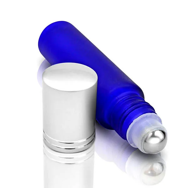 3ml 5ml clear blue roll on glass bottle 20ml perfume bottle roller ball bottle for essential oils