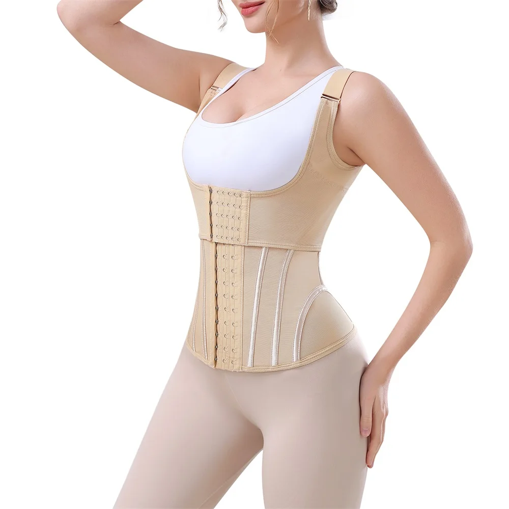 Shaping Belt Double Trimmer Tummy Control Shaper Waist Cincher Wrap Girdle Corset Vest Shoulder Strap Waist Trainer Shaperwear factory