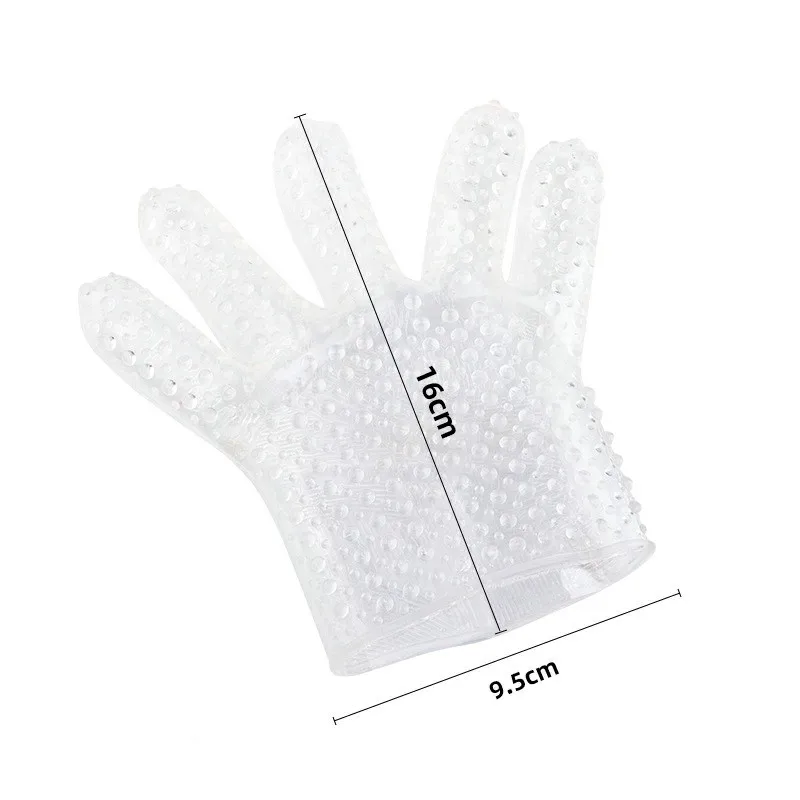 Free Custom Box - Soft Glue Strap on Finger Spiked Gloves Sex Toy Women Vaginal Anal Massage Couple Game Tools