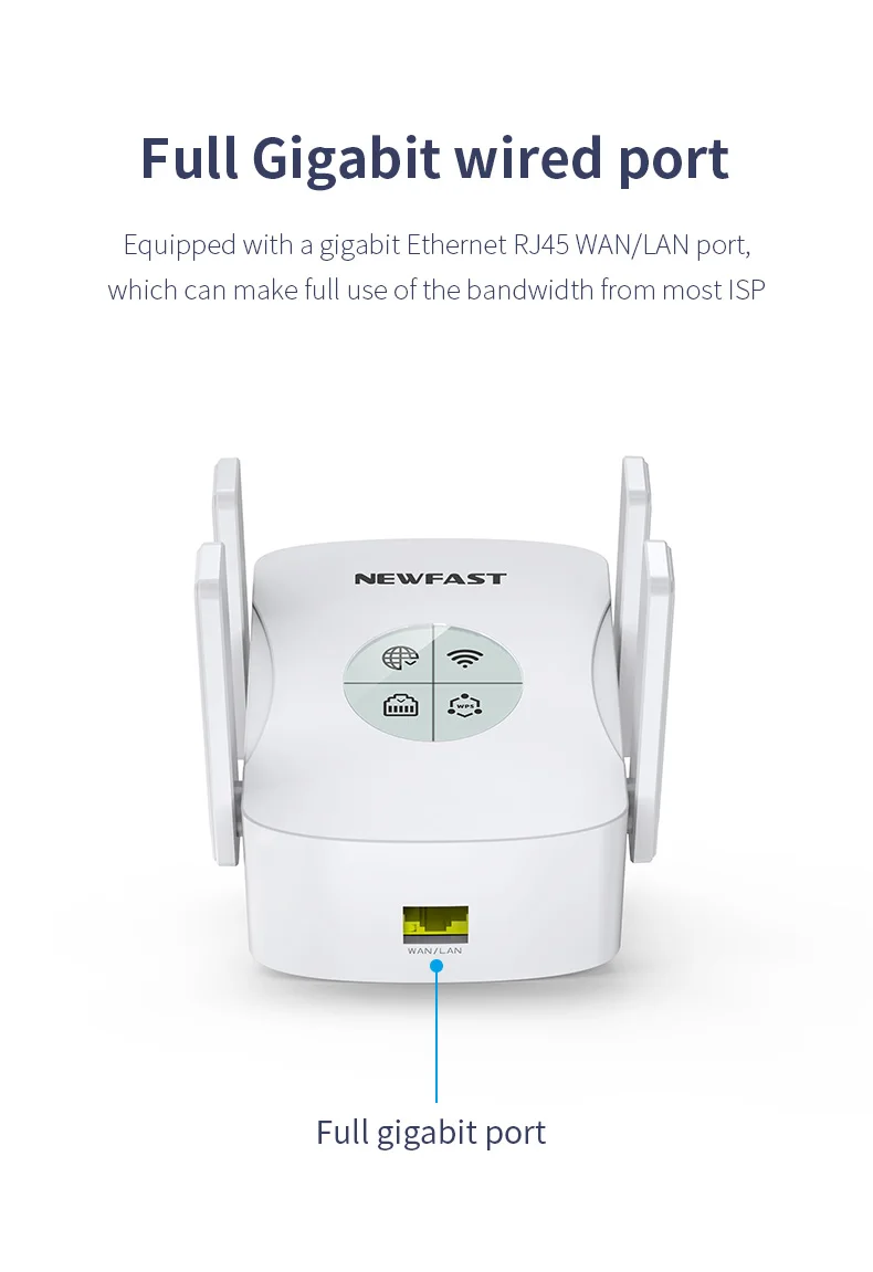 For Gaming COMFAST 1500Mbps WiFi6 Repeater WIFI Extenders WiFi