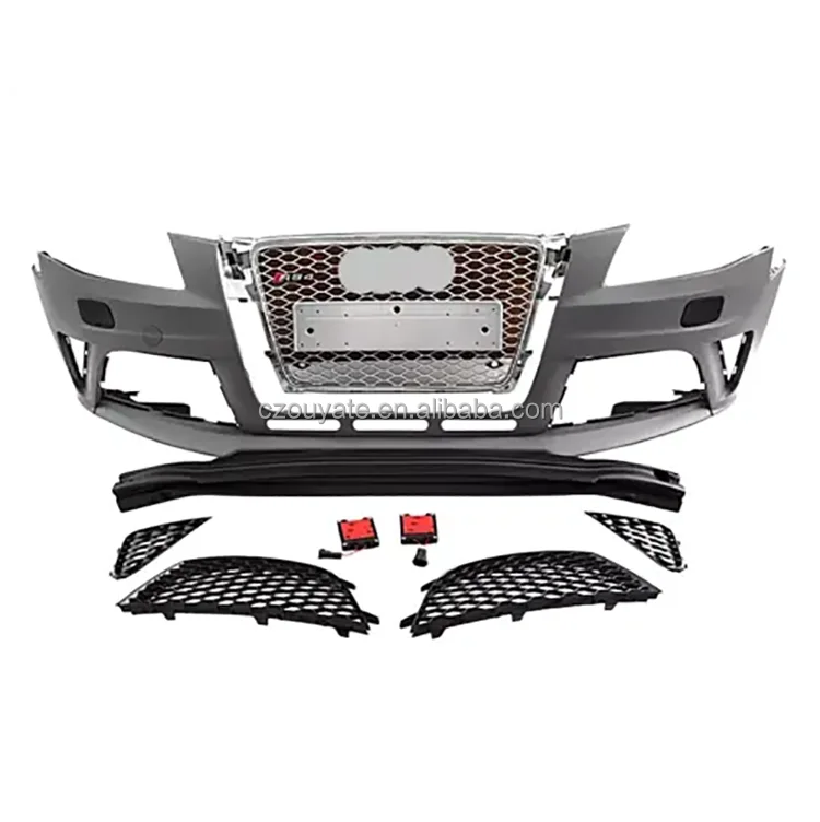 Rs4 Type Front Bumper Body Kit Upgeade Front Bumper With Grill For Audi A4 B8 20082012 Buy