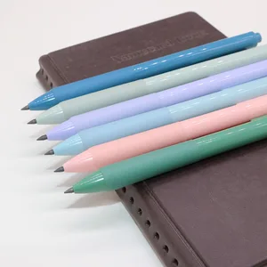 Wholesale Office School HB Black Color Plastic Erasable Inkless Writing Infinite Eternal Pencil