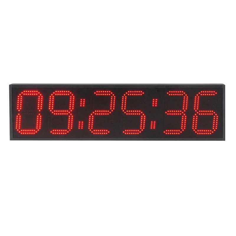 Large Wireless Timing System Laser Timer 6 Digits Stopwatch Countdown Clock LED Training Race Timer