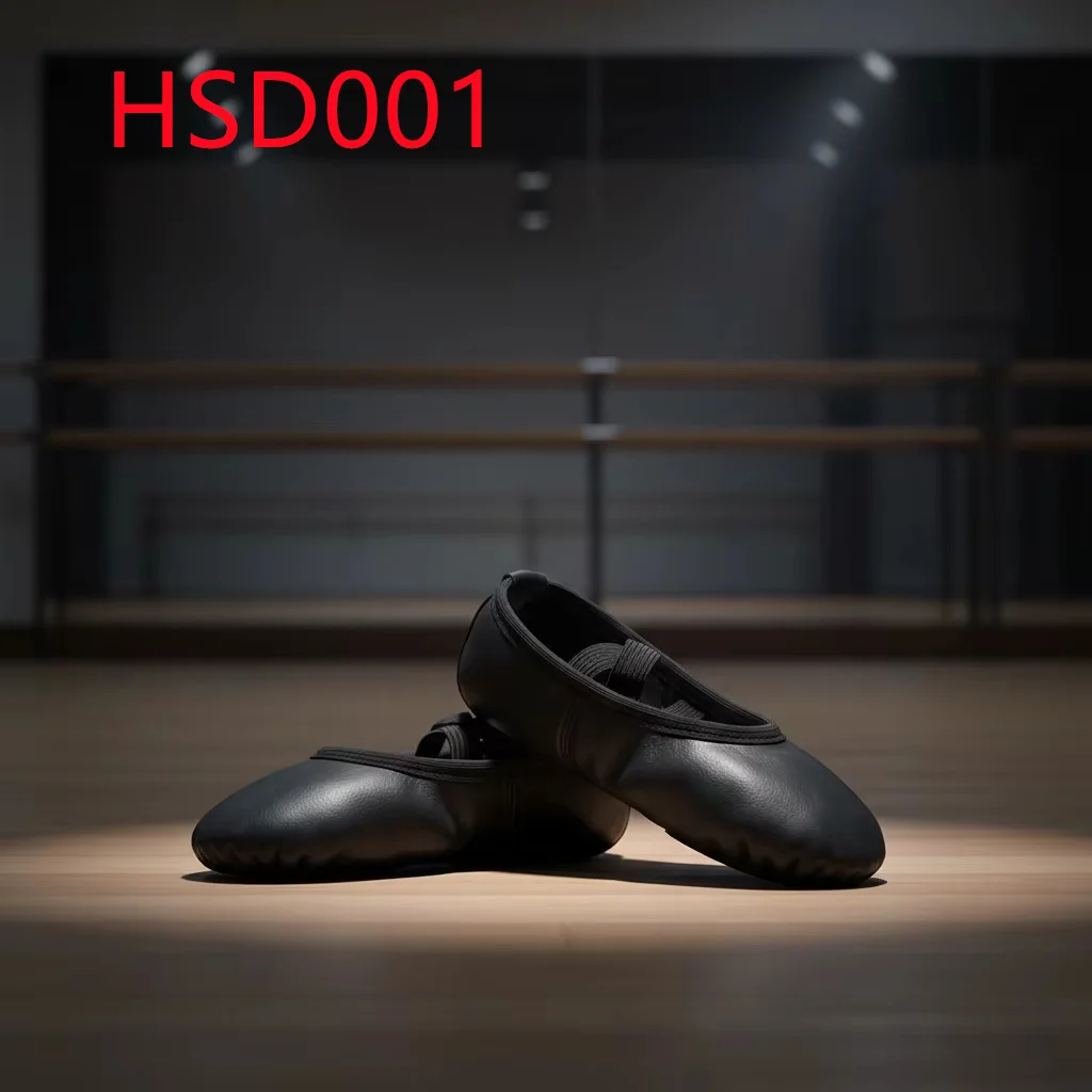 ZYF,Elementary Dance Easy Wear Black/pink/nude Color Dancer Shoes Stage Performance Soft Suede Leather Outsole Yoga Shoes HSD001
