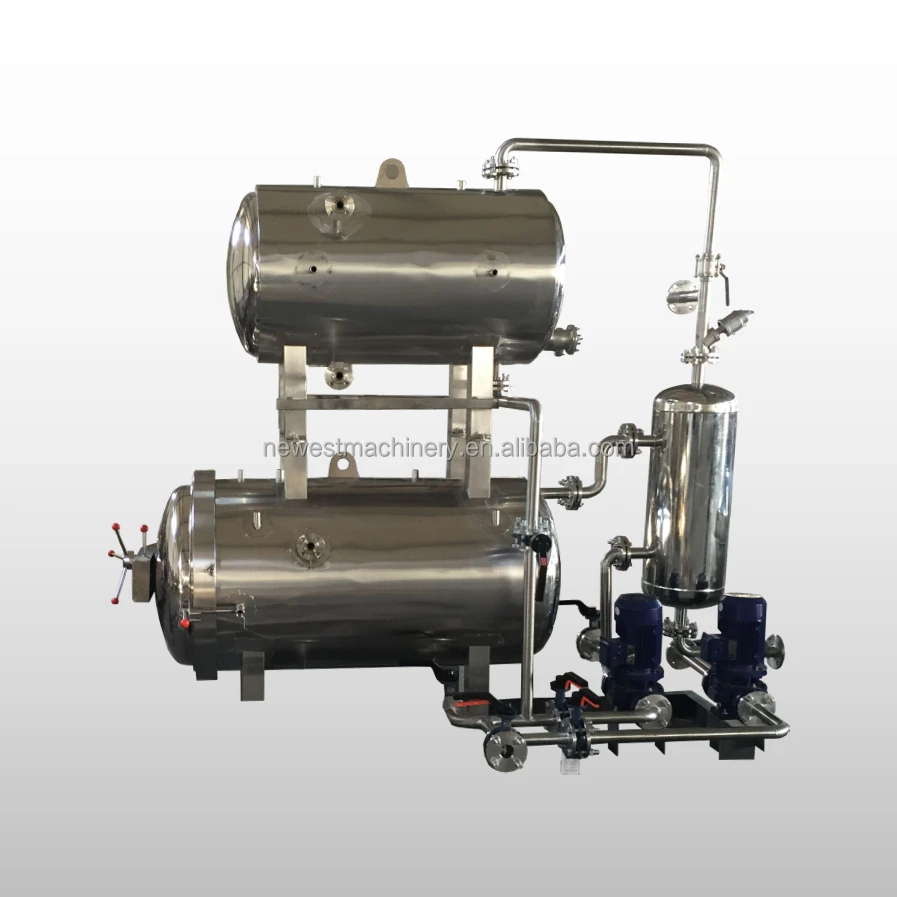 Water Bath Retort Machine Hightemperature Steam Sterilization Pot For