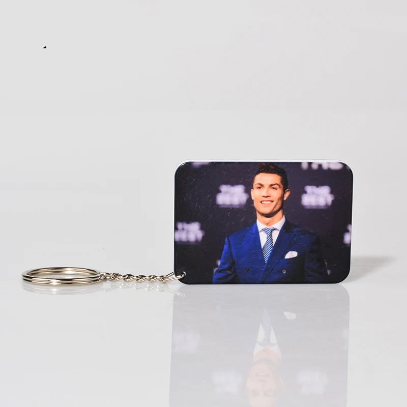 qualisub polymer sublimation keychain rectangle blank