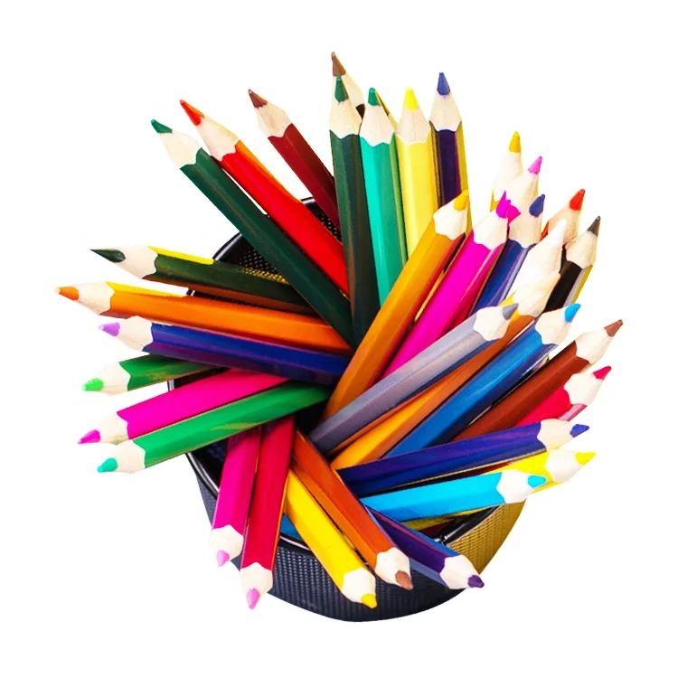 Персонализированные школьные деревянные цветные карандаши художественные рекламные