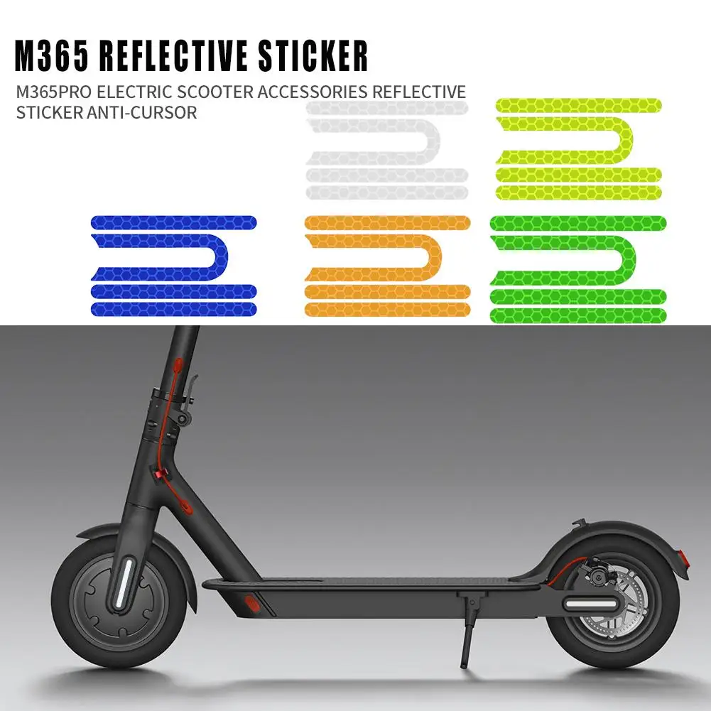 Superbsail Wheel Plastic Decorative Reflective Tape For Xiaomi M365 And Pro Electric Scooters Riding Protective Sticker Bar supplier