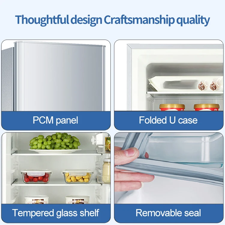 112L New Arrival Home and Renting House Compact Bottom Household Refrigerators