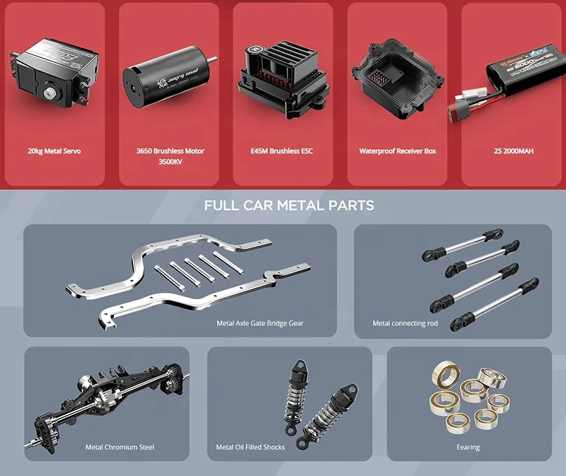 MJX Hyper Go H12P Bronco R 1/12 4WD RCクローラー SUVトラック
