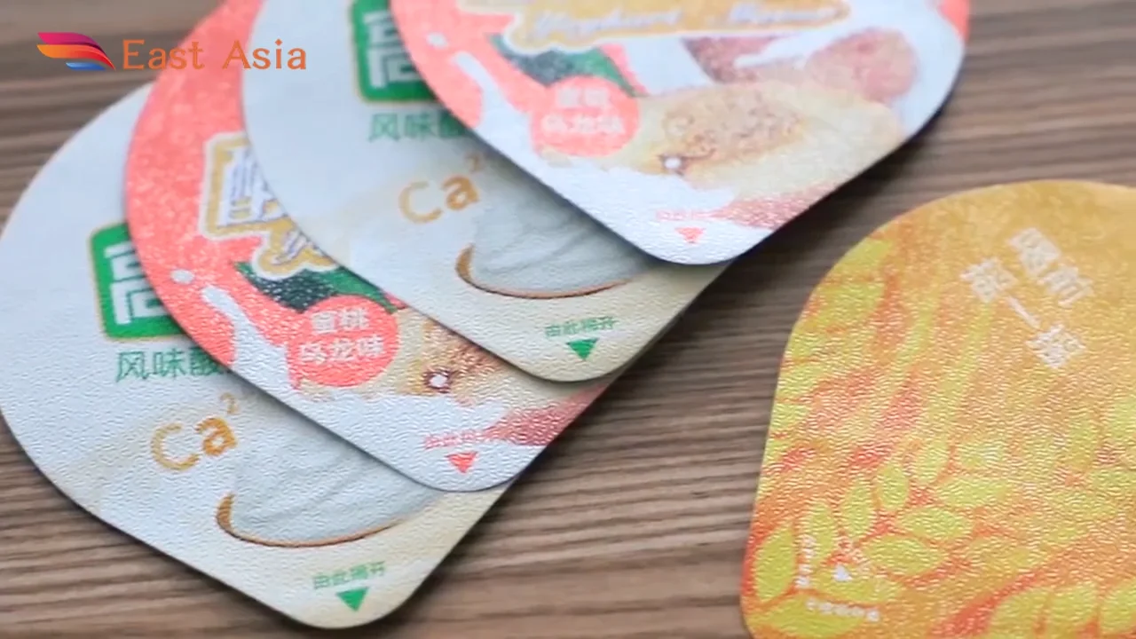 Disposable Plastic Food Container Sealing Aluminum Foil Lids For Pp