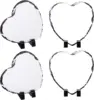Heart White Blank with Hole (40pcs/ctn)