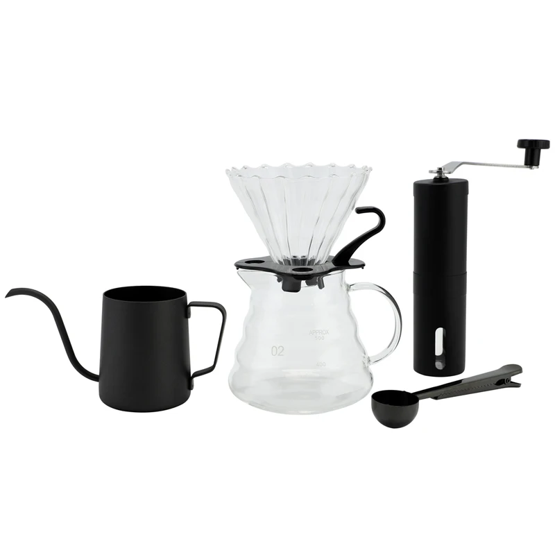 Custom Portable Travel Coffee Tea Gift Set With Kettle Grinder Travel