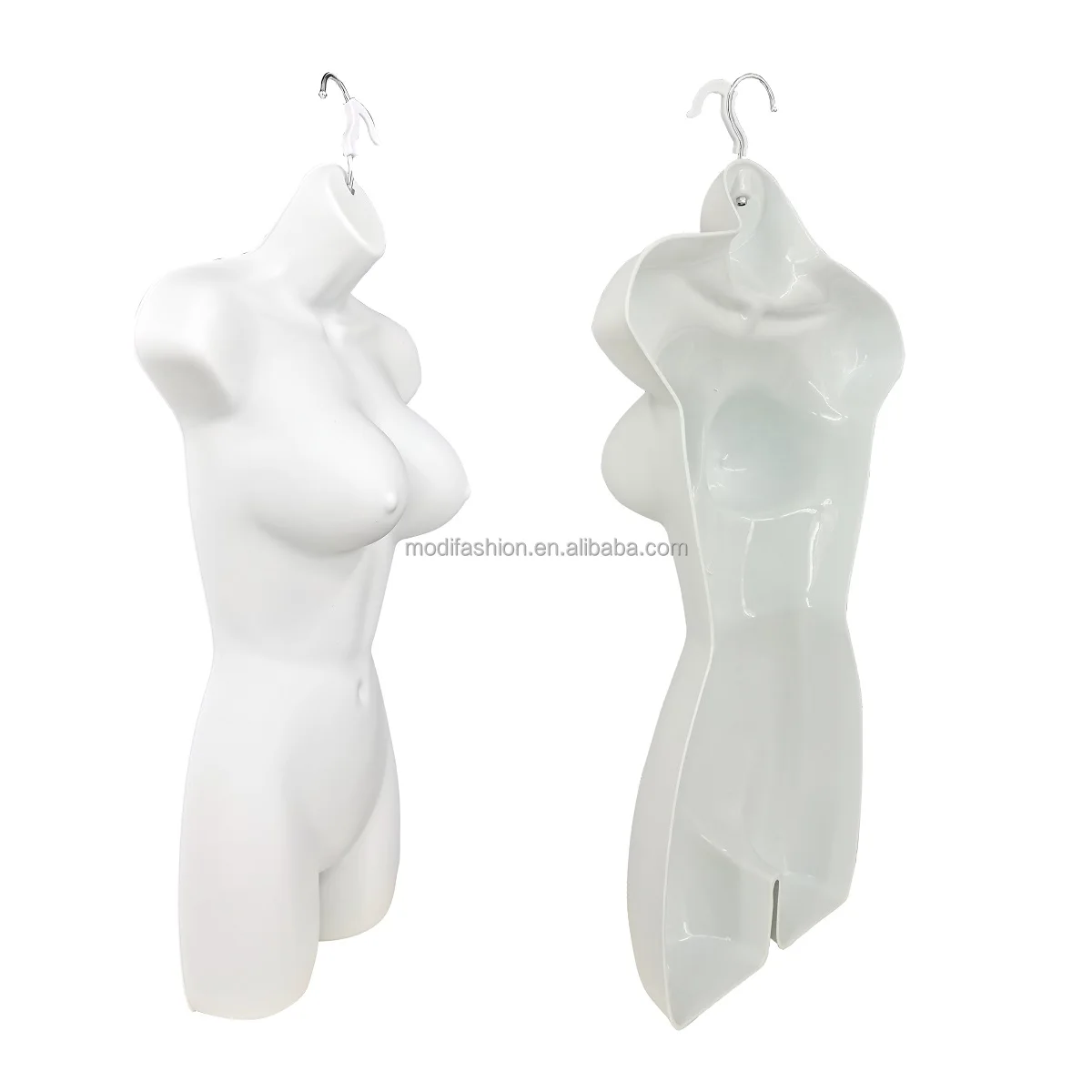 Bikini White Female Mannequin Hip Long Hollow Back Half Body Torso