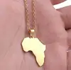 Gold 35mm Africa map