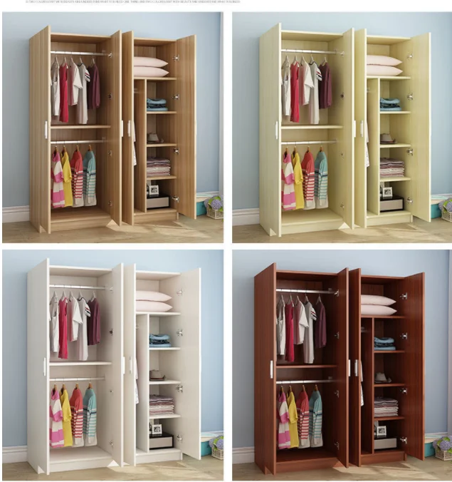 Clothes Wardrobe Bedroom Furniture Closet Storage Wood Factory