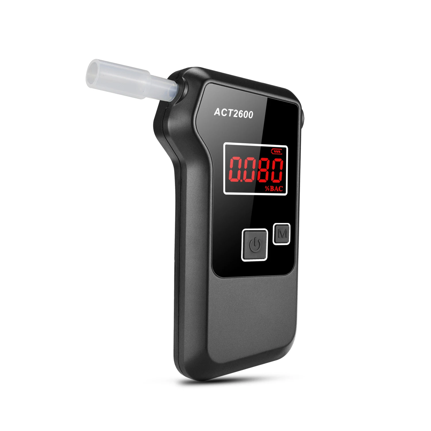 Amazon Ebay hot selling breathalyzer LCD display professional alcohol testing BAC,mg/l, changeable units