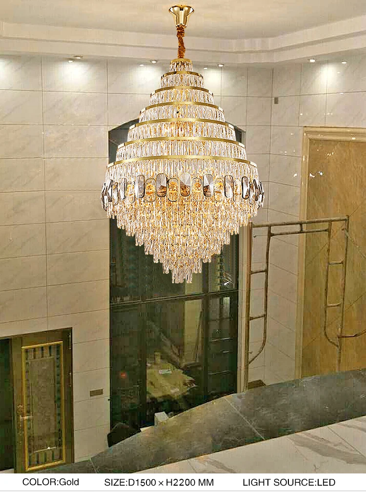 gold crystal ball chandelier