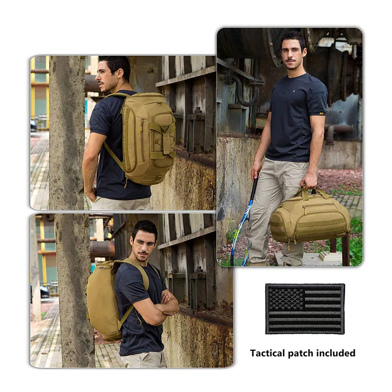 Outdoor Tactical Training Duffle Rucksack Sports Gym Tactical Backpack Tactical Luggage Suitcase Backpack for Travel