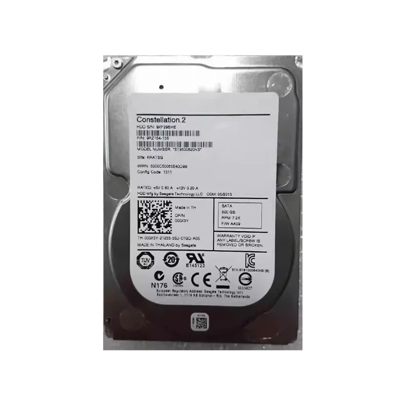 ST9500620NS Enterprise 500GB 2.5-inch SATA3 Hard Drive 7200