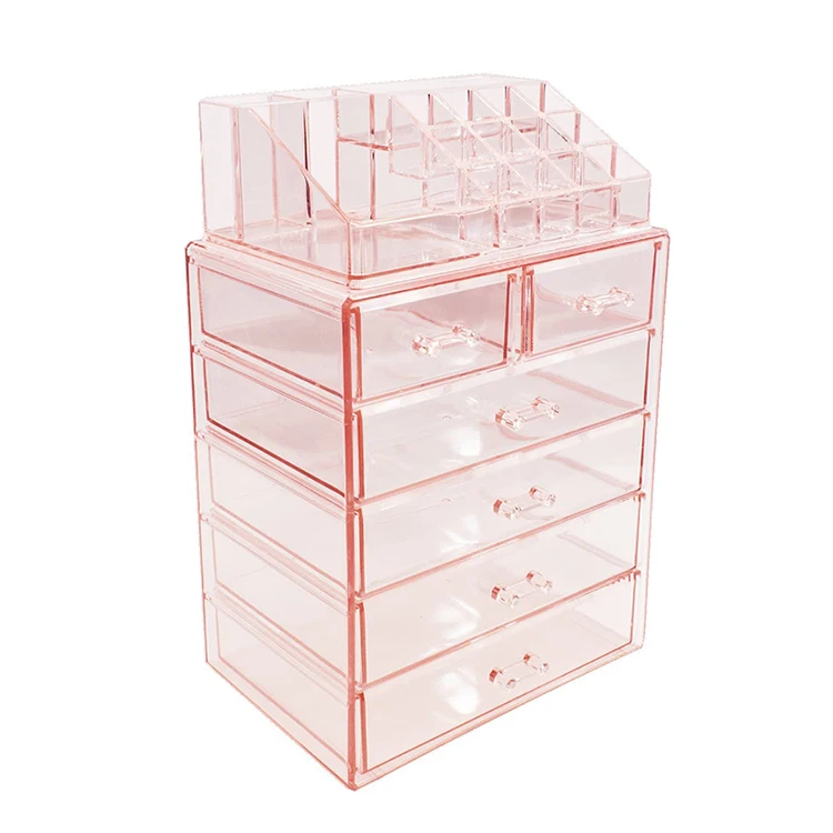Qiaofeng 5 ярусов разделительная коробка для украшений для девочек акриловый ящик для косметики органайзер для макияжа