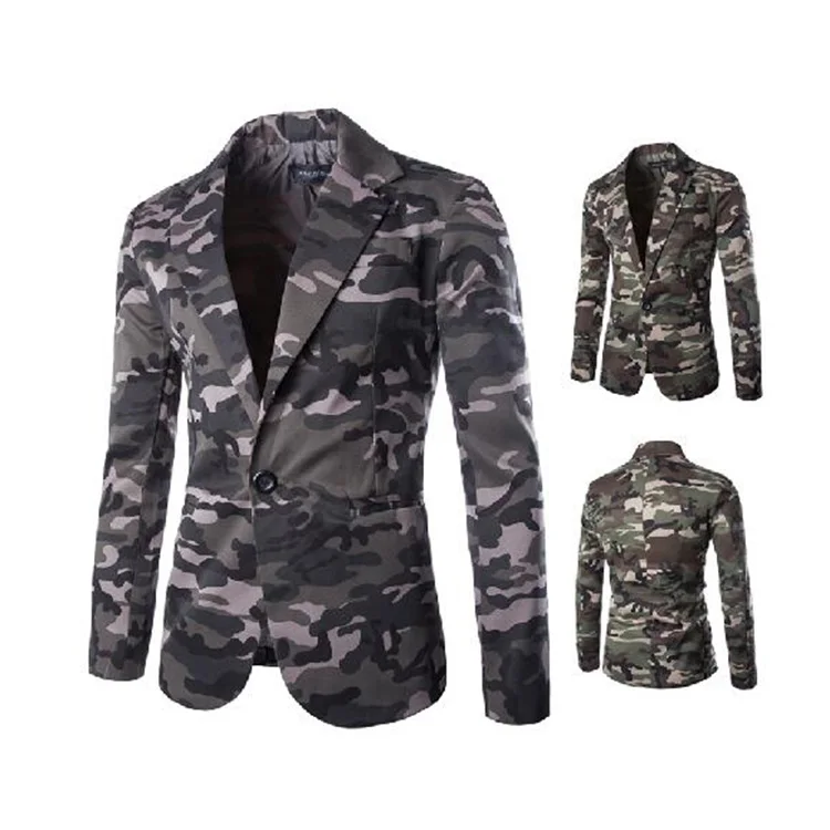 Camouflage Blazer Autumn Brand Camo 