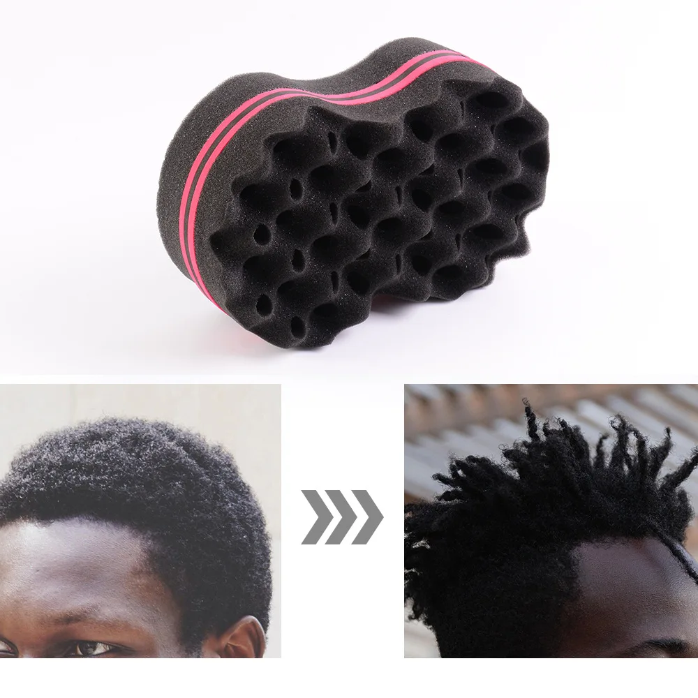 FX-HT40 Elongated Memory Foam Curling Sponge Balls Large Small Pore Dreadlocks Rollers Hot Hair Twists Sponge Styling Tool Rod